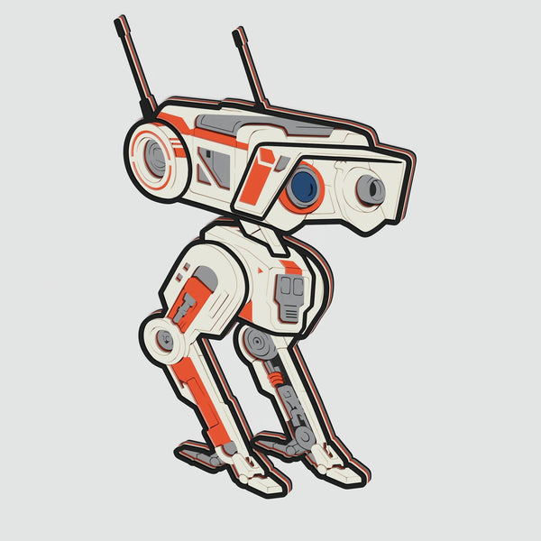 BD-1 Droid (Star Wars) Layered Design for cutting