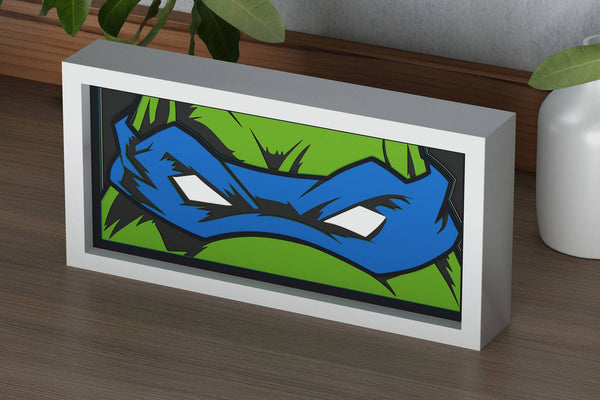 Ninja Turtle Eyes Shadow Box. File for cutting