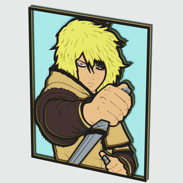 Thorfinn (Vinland Saga) Layered Design for cutting