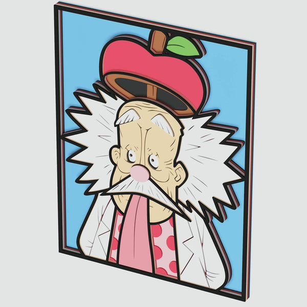 Dr. Vegapunk (One Piece) Layered Design for cutting