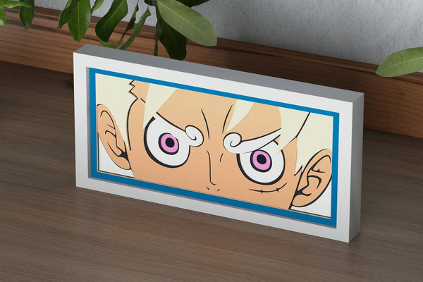Luffy Gear 5 Eyes Shadow Box. File for cutting