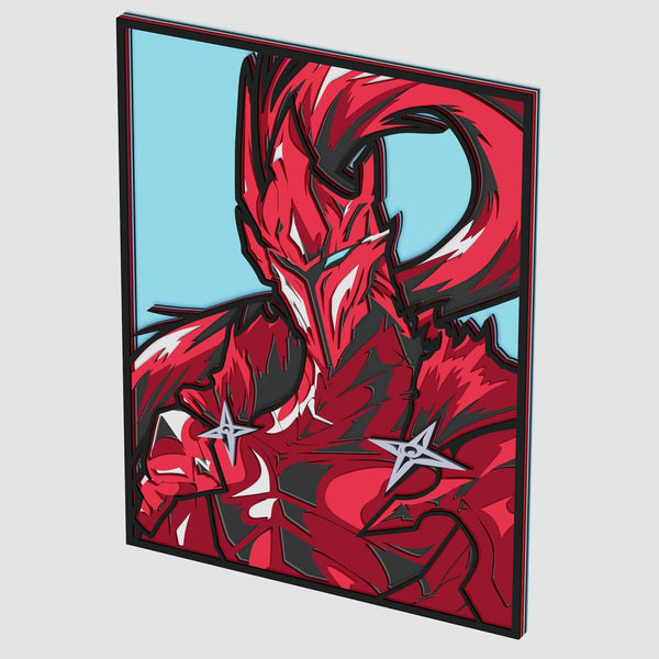 Igris (Solo leveling) Layered Design for cutting