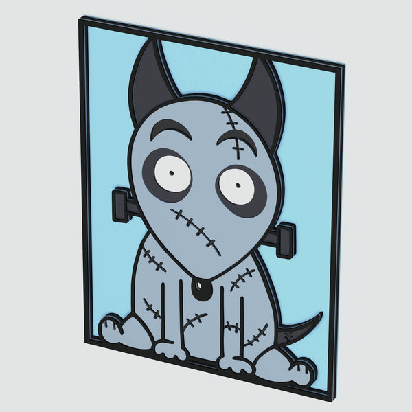 Frankenweenie Layered Design for cutting