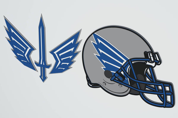 St. Louis Battlehawks Layered Design for cutting