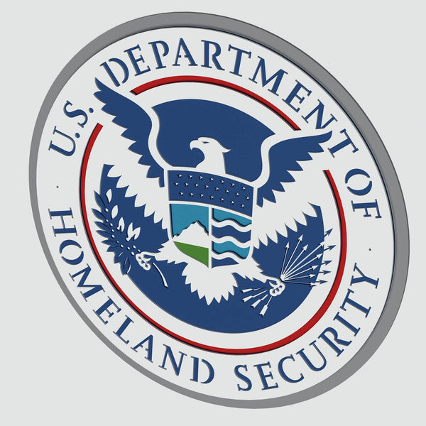 US Department Of Homeland Security Logo Layered Design for cutting