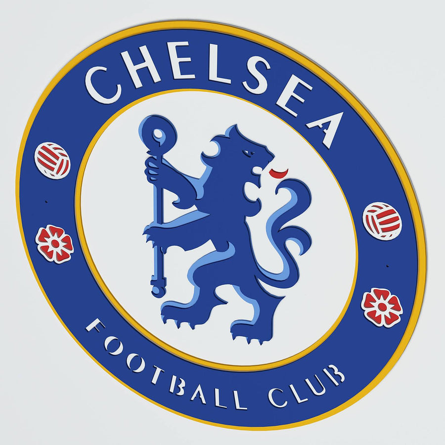 Chelsea Logo Layered Design for cutting - LaserCraftum