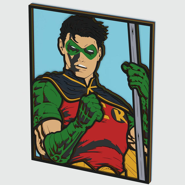 Robin (Damian Wayne) Layered Design for cutting