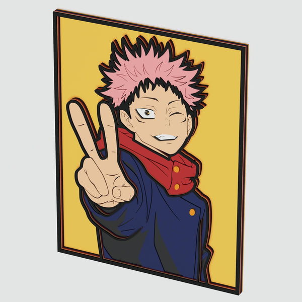 Yuji Itadori (Jujutsu Kaisen) Layered Design for cutting