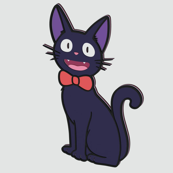 Jiji Cat (Kiki's Delivery Service) Layered Design for cutting
