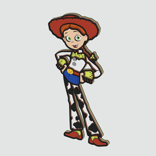 Jessie (Toy Story) Layered Design for cutting