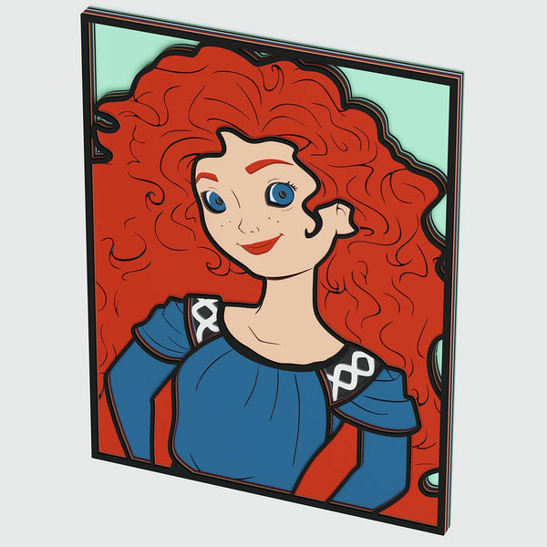 Merida Layered Design for cutting