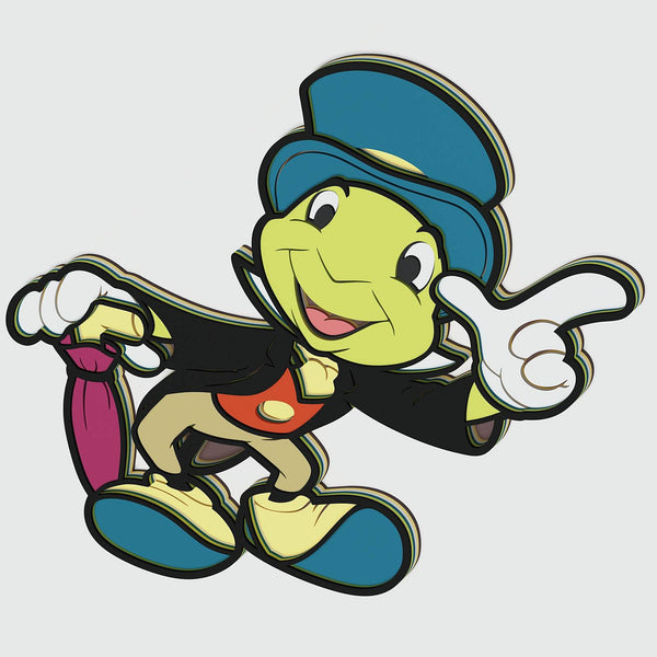 Jiminy Cricket Layered Design for cutting