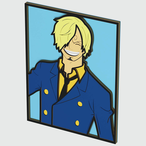 Sanji (One Piece) Layered Design for cutting