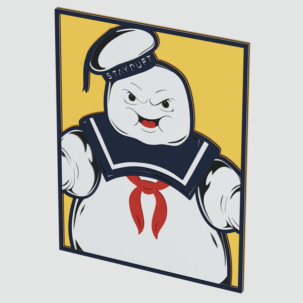 Mr. Stay Puft (Ghostbusters) Layered Design for cutting