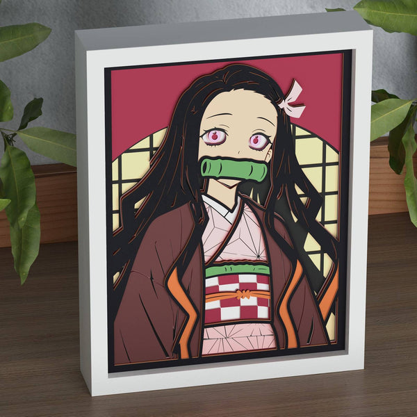 Nezuko Shadow Box. File for cutting
