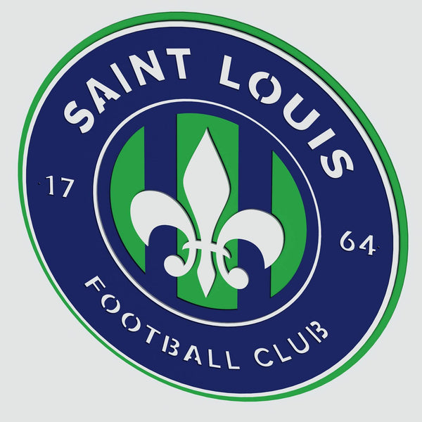 St Louis FC Logo Layered Design for cutting