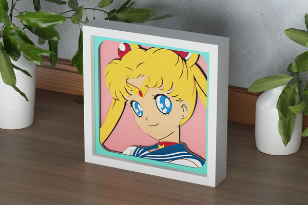 Sailor Moon Shadow Box. File for cutting