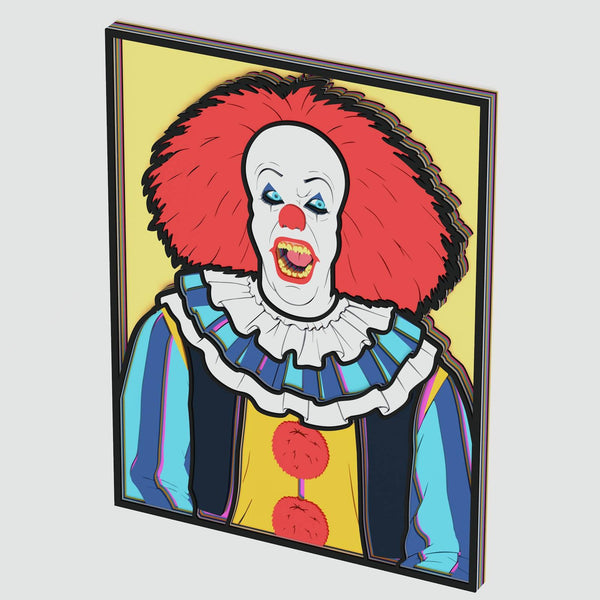 Classic Pennywise Layered Design for cutting