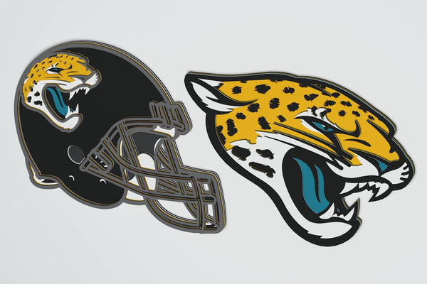 Jacksonville Jaguars Layered Design for cutting