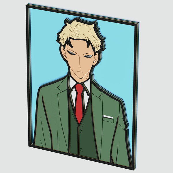 Loid (Spy x Family) Layered Design for cutting