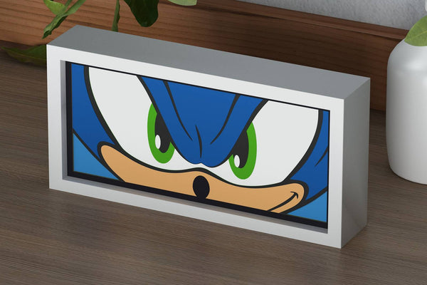 Sonic Eyes Shadow Box. File for cutting