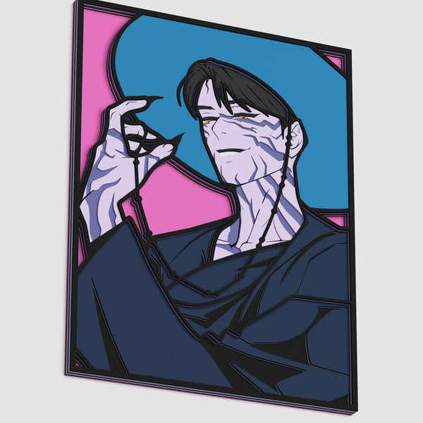 Jinu (K-Pop Demon Hunters) Layered Design for cutting