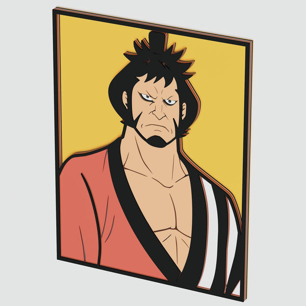 Kinemon (One Piece) Layered Design for cutting