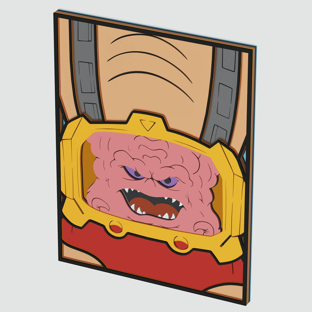 Krang Design Krang Layered Design for cutting - LaserCraftum