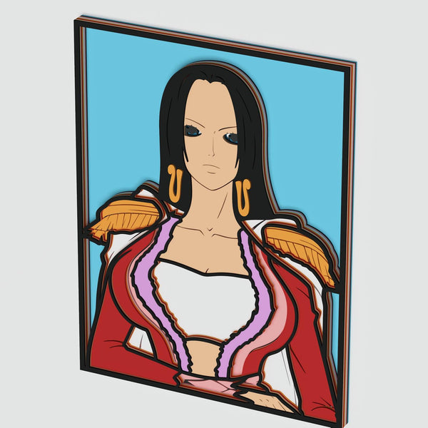 Boa Hancock (One Piece) Layered Design for cutting