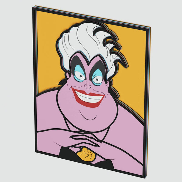 Ursula Portrait Layered Design for cutting