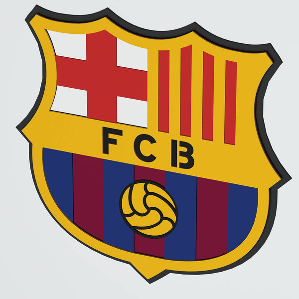 Barcelona Logo Layered Design for cutting
