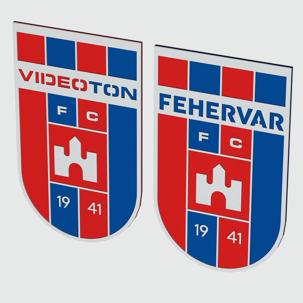 FC Videoton (Fehervar) Logo Layered Design for cutting