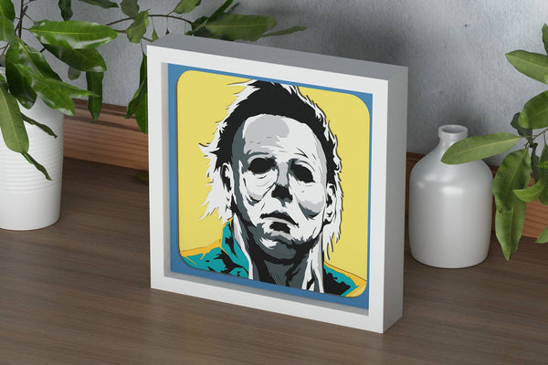 Michael Meyers Shadow Box. File for cutting