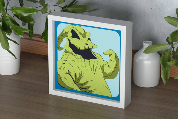 Oogie Boogie Shadow Box. File for cutting