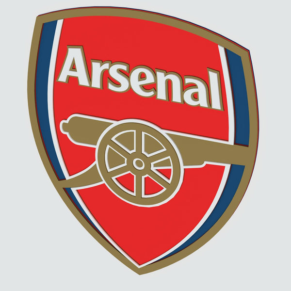 Arsenal Logo Layered Design for cutting