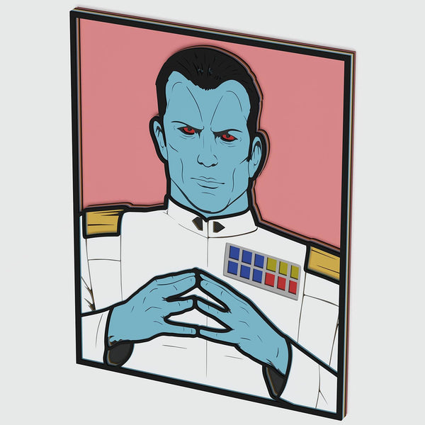 Grand Admiral Thrawn Layered Design for cutting