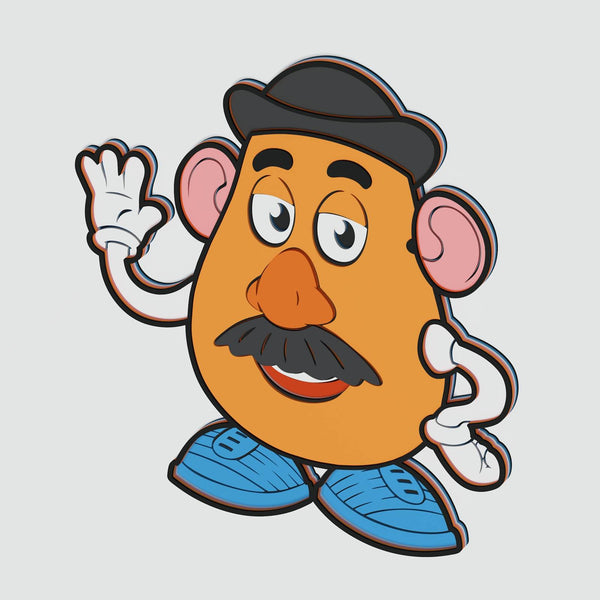 Mr. Potato Head (Toy Story) Layered Design for cutting