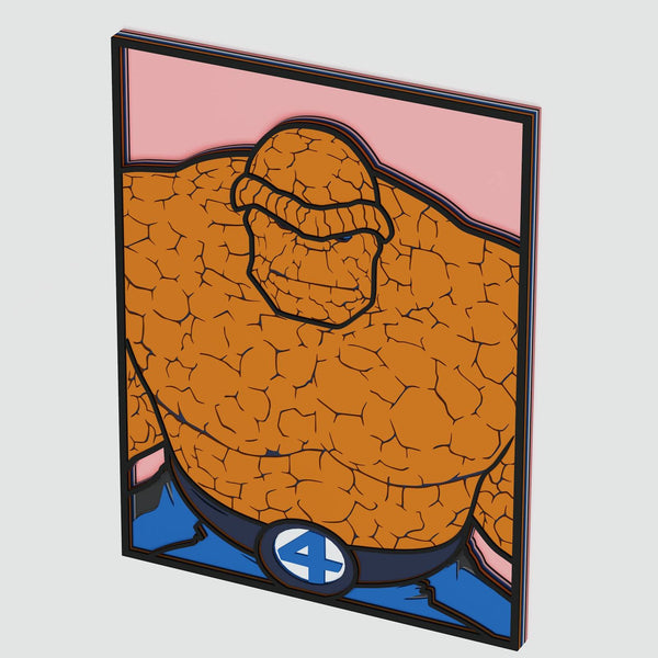 The Thing (Fantastic 4) Layered Design for cutting