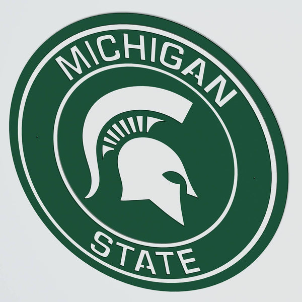 Michigan State Spartans Layered Design for cutting