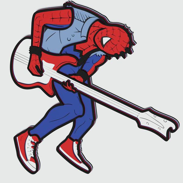 Spider-Punk Layered Design for cutting