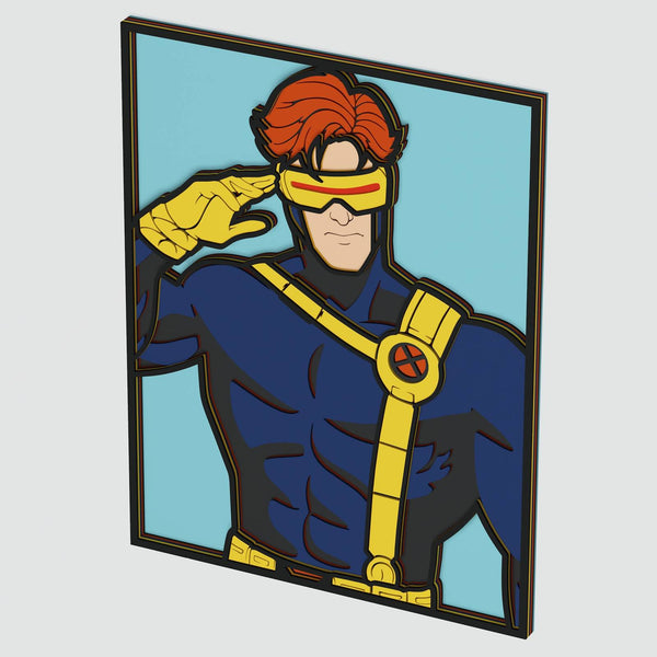 Cyclop (X - Men 97) Layered Design for cutting