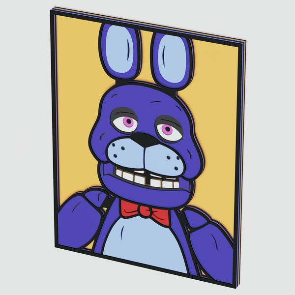 Bonnie (FNAF) Layered Design for cutting