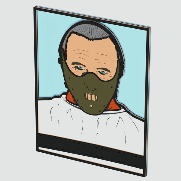 Hannibal Lecter Layered Design for cutting