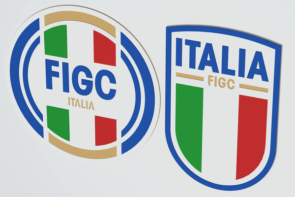 Italy National Football Team Logos Layered Design for cutting