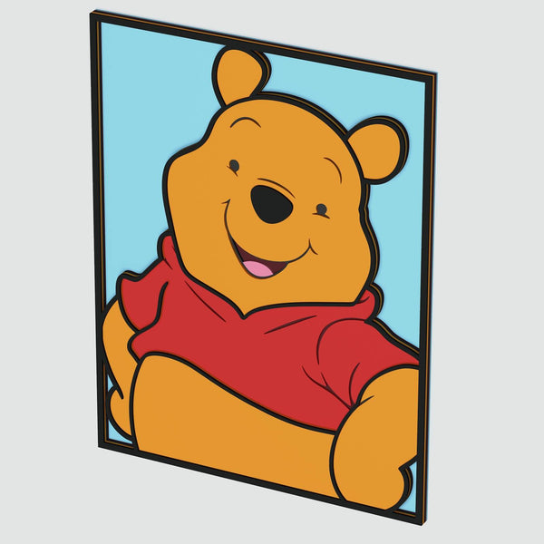 Winnie Portrait Layered Design for cutting