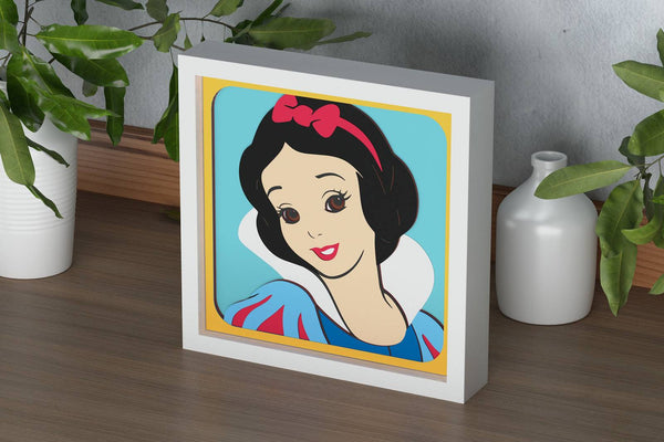 Snow White Shadow Box. File for cutting