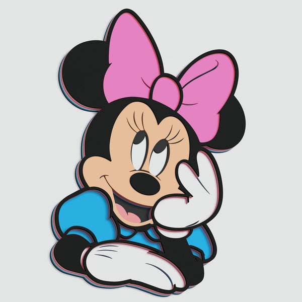 Minnie Mouse Layered Design for cutting