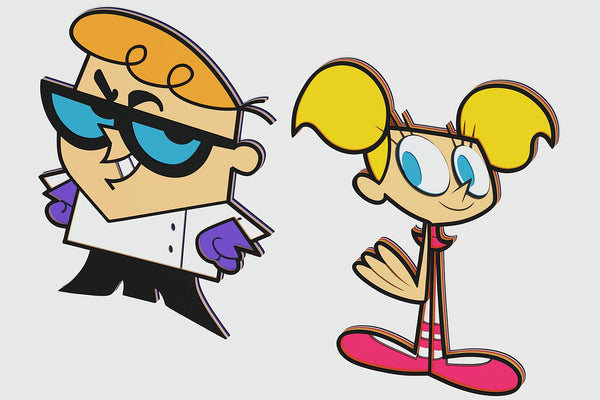 Dexters Laboratory Layered Design for cutting