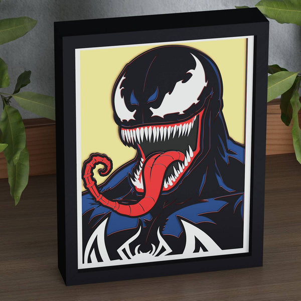 Venom Shadow Box. File for cutting
