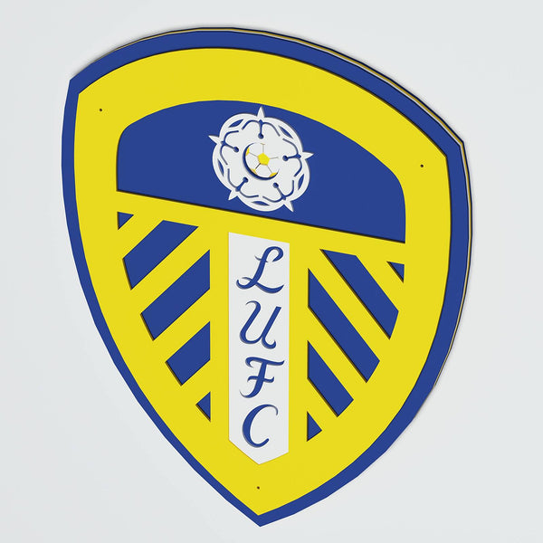 Leeds United Logo Layered Design for cutting